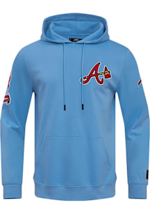 Pro Standard Atlanta Braves Mens Blue Chenille Fashion Hood