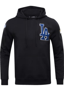 Pro Standard Los Angeles Dodgers Mens Black Chenille Fashion Hood