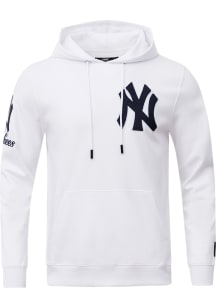 Pro Standard New York Yankees Mens White Chenille Fashion Hood