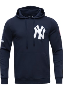 Pro Standard New York Yankees Mens Navy Blue Chenille Fashion Hood