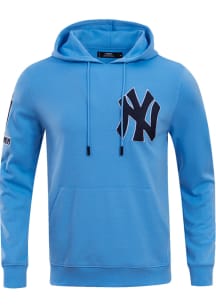 Pro Standard New York Yankees Mens Blue Chenille Fashion Hood