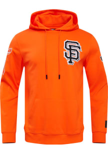 Pro Standard San Francisco Giants Mens Orange Chenille Fashion Hood