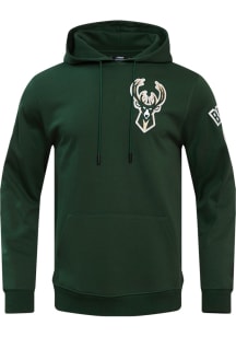 Pro Standard Milwaukee Bucks Mens Green Chenille Fashion Hood