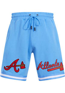 Pro Standard Atlanta Braves Mens Blue Chenille Shorts