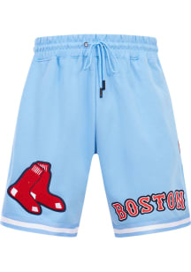 Pro Standard Boston Red Sox Mens Blue Chenille Shorts