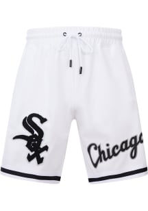 Pro Standard Chicago White Sox Mens White Chenille Shorts