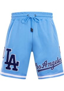 Pro Standard Los Angeles Dodgers Mens Blue Chenille Shorts