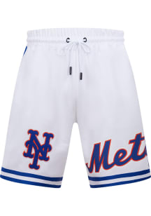 Pro Standard New York Mets Mens White Chenille Shorts