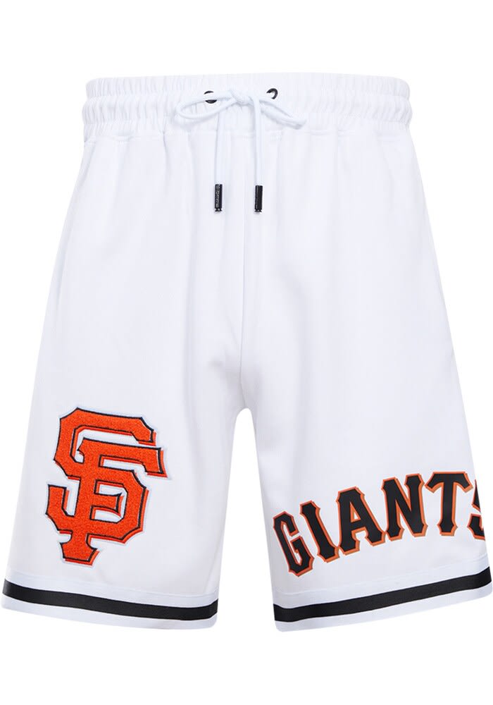 San Francisco Giants Mens Pro Standard WHITE Chenille Shorts