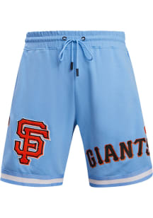 Pro Standard San Francisco Giants Mens Blue Chenille Shorts