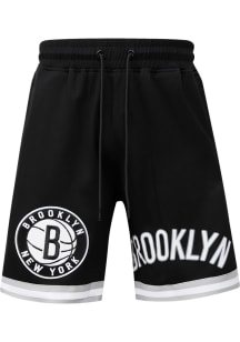 Pro Standard Brooklyn Nets Mens Black Chenille Shorts