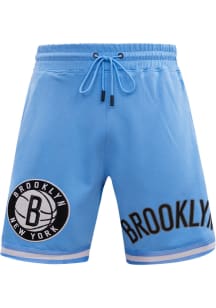 Pro Standard Brooklyn Nets Mens Blue Chenille Shorts