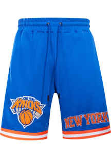 Pro Standard New York Knicks Mens Blue Chenille Shorts