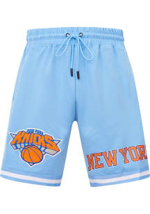 Pro Standard New York Knicks Mens Blue Chenille Shorts
