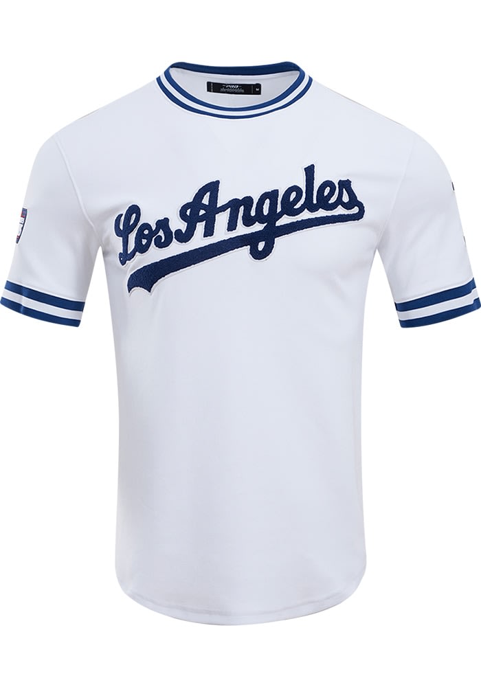 Pro Standard Los Angeles Dodgers White Chenille Striped