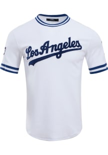 Pro Standard Los Angeles Dodgers White Chenille Short Sleeve Fashion T Shirt