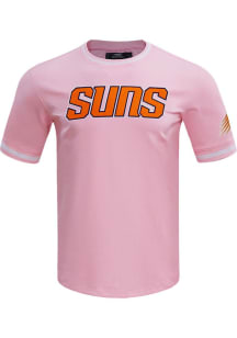 Pro Standard Phoenix Suns Pink Chenille Short Sleeve Fashion T Shirt