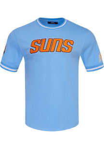 Pro Standard Phoenix Suns Blue Chenille Short Sleeve Fashion T Shirt