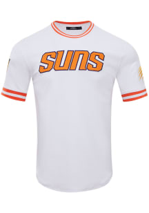 Pro Standard Phoenix Suns White Chenille Short Sleeve Fashion T Shirt