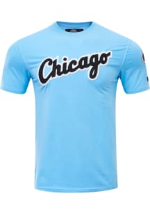 Pro Standard Chicago White Sox Blue Chenille Short Sleeve Fashion T Shirt