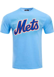 Pro Standard New York Mets Blue Chenille Short Sleeve Fashion T Shirt