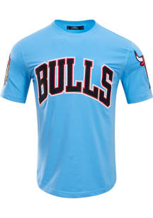 Pro Standard Chicago Bulls Blue Chenille Short Sleeve Fashion T Shirt