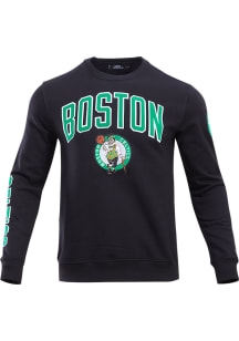 Pro Standard Boston Celtics Mens Black Classic Long Sleeve Fashion Sweatshirt