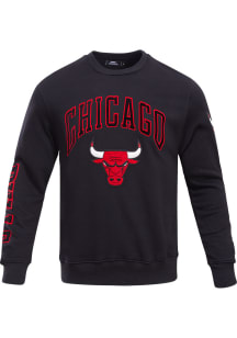 Pro Standard Chicago Bulls Mens Black Classic Long Sleeve Fashion Sweatshirt