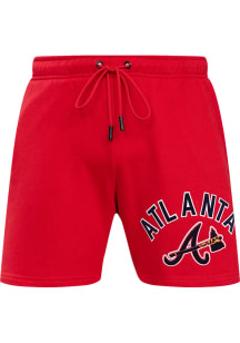 Pro Standard Atlanta Braves Mens Red Classic Shorts