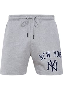 Pro Standard New York Yankees Mens Grey Classic Shorts