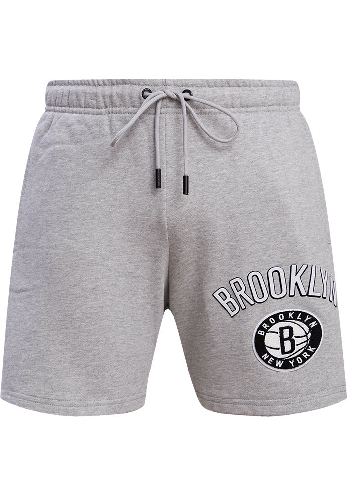 Brooklyn Nets Mens Pro Standard GRAY Classic Shorts - 64920446