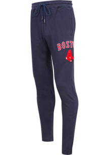 Pro Standard Boston Red Sox Mens Navy Blue Classic Fashion Sweatpants