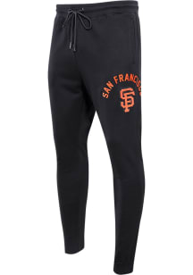 Pro Standard San Francisco Giants Mens Black Classic Fashion Sweatpants