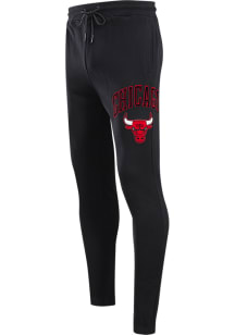 Pro Standard Chicago Bulls Mens Black Classic Fashion Sweatpants