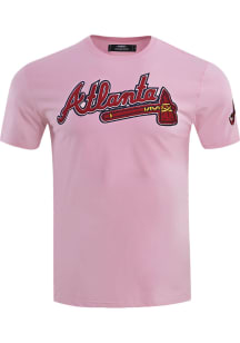 Pro Standard Atlanta Braves Pink Team Short Sleeve Fashion T Shirt