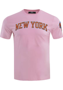Pro Standard New York Knicks Pink Team Short Sleeve Fashion T Shirt