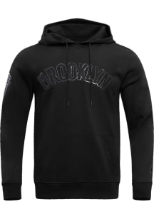 Pro Standard Brooklyn Nets Mens Black Tonal Fashion Hood