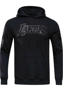 Pro Standard Los Angeles Lakers Mens Black Tonal Fashion Hood