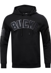 Pro Standard Milwaukee Bucks Mens Black Tonal Fashion Hood