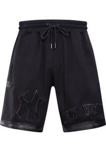 Pro Standard New York Yankees Mens Black Tonal Shorts