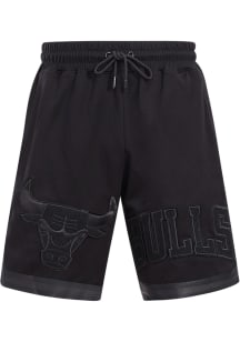 Pro Standard Chicago Bulls Mens Black Tonal Shorts
