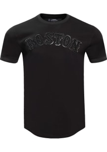 Pro Standard Boston Red Sox Black Tonal Short Sleeve Fashion T Shirt