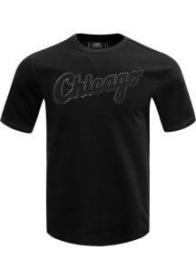Pro Standard Chicago White Sox Black Tonal Short Sleeve Fashion T Shirt