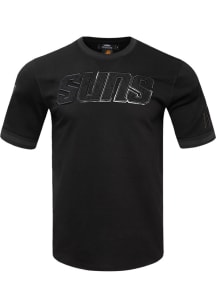 Pro Standard Phoenix Suns Black Tonal Striped Short Sleeve Fashion T Shirt