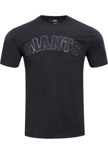Pro Standard San Francisco Giants Black Tonal Short Sleeve Fashion T Shirt