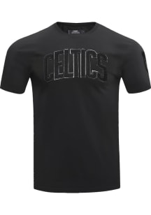 Pro Standard Boston Celtics Black Tonal Short Sleeve Fashion T Shirt