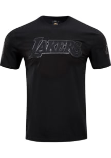 Pro Standard Los Angeles Lakers Black Tonal Short Sleeve Fashion T Shirt