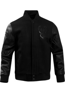 Pro Standard Milwaukee Bucks Mens Black Tonal Heavyweight Jacket