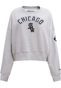 Pro Standard Chicago White Sox Womens Grey Classic Crew Sweatshirt