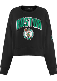 Pro Standard Boston Celtics Womens Black Classic Crew Sweatshirt